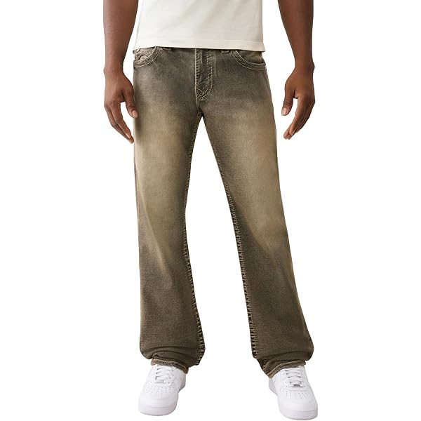 True Religion Men's Ricky Super T Jeans with Flap Pockets